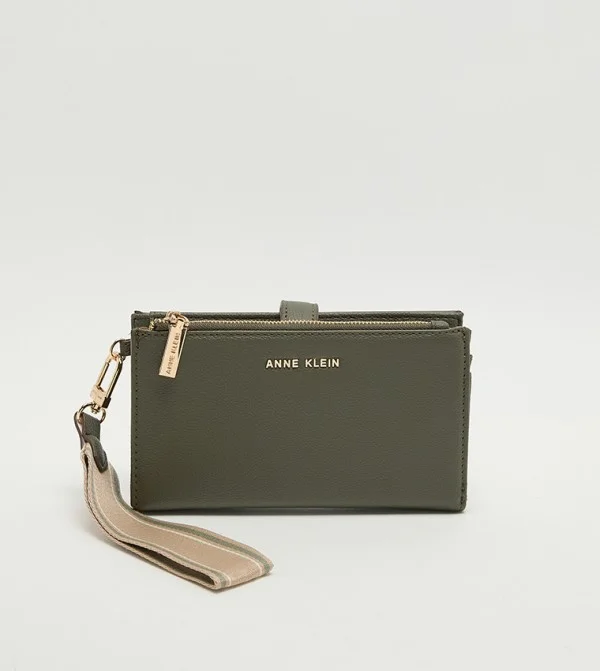 آن كلاين محفظة آن كلاين بسحاب ونقوش